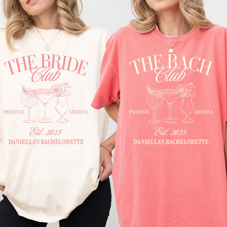 Bridesmaid gift box with custom bachelorette shirt, personalized for a Nashville bachelorette celebration or bridal party outing.