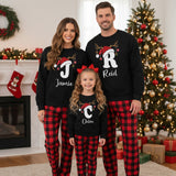 Custom matching family pjs for Christmas.