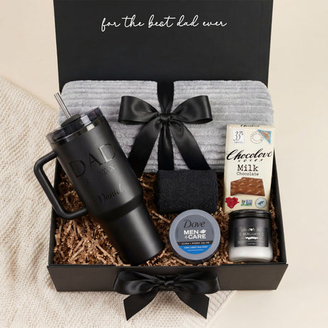 Relax & Recharge Gift Box for Men - the Ultimate Comfort Set with Blanket