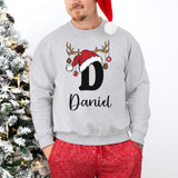 Personalized Name Christmas Sweater for the entire family. Matching family Christmas sweaters for family and friends. 