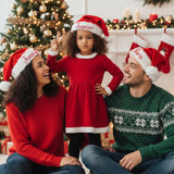 Personalized Santa Hats with name for Family, Friends, and Christmas Parties, Variety of Styles