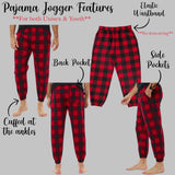 Personalized Family Matching Christmas Pajama Set Custom with Last Name and Location