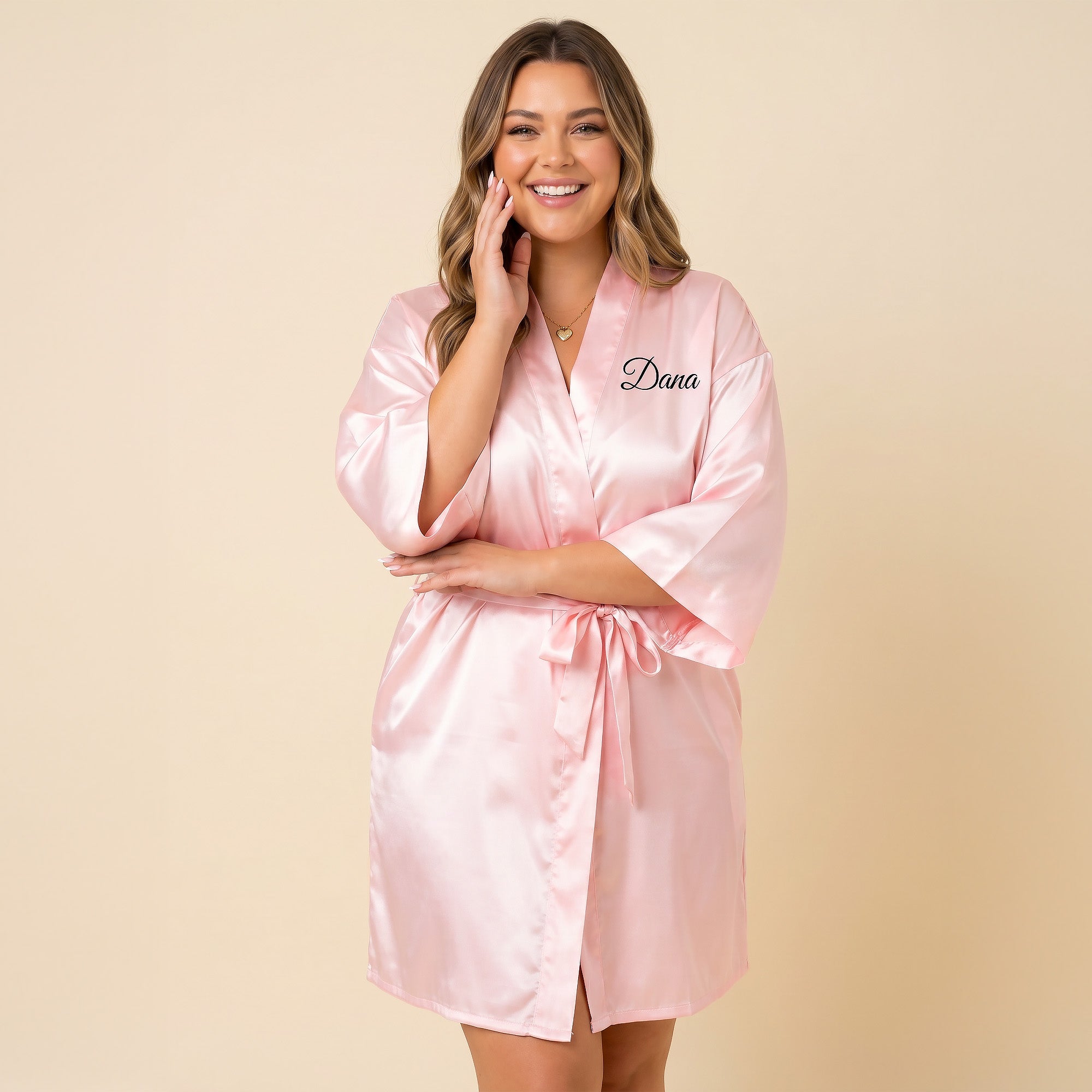Personalized Blush Pink Robes for Women and Girls