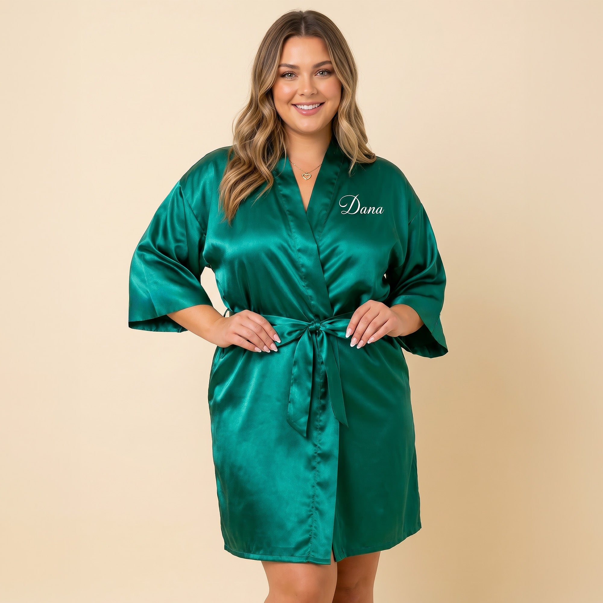 Personalized Emerald Green Robes for Women and Girls