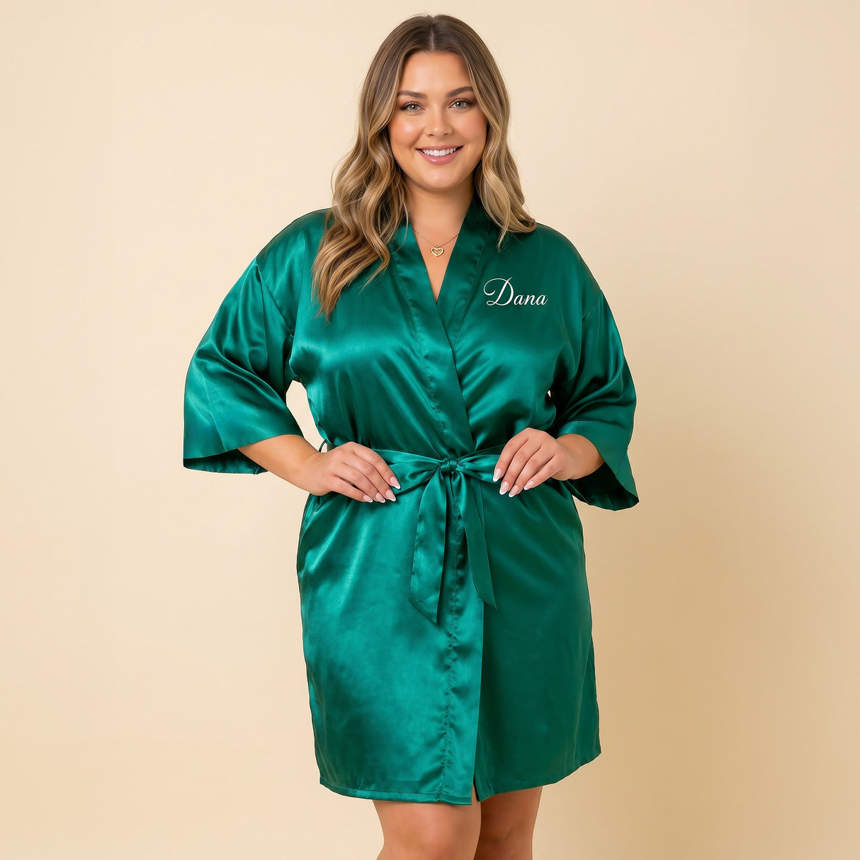Personalized Emerald Green Robes for Women and Girls