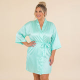 Womens Satin Robes, Sizes Small - 5XL