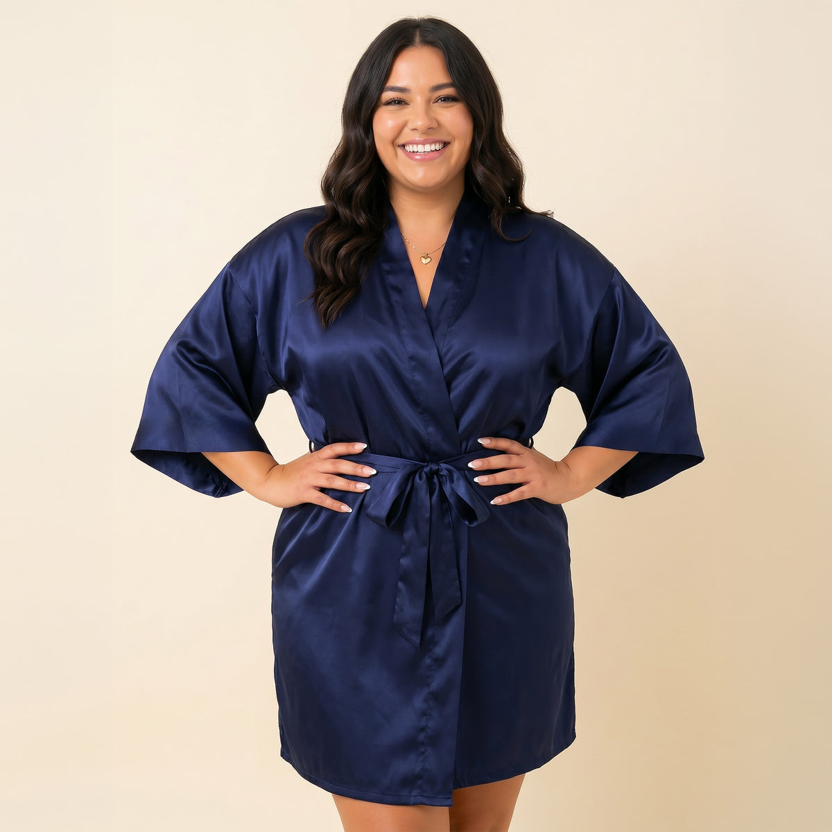 Womens Satin Robes, Sizes Small - 5XL