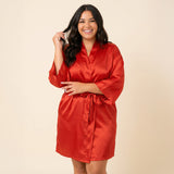 Womens Satin Robes, Sizes Small - 5XL