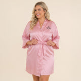 Personalized Rose Pink Robes for Women and Girls