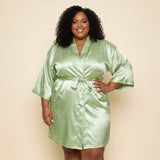 Womens Satin Robes, Sizes Small - 5XL