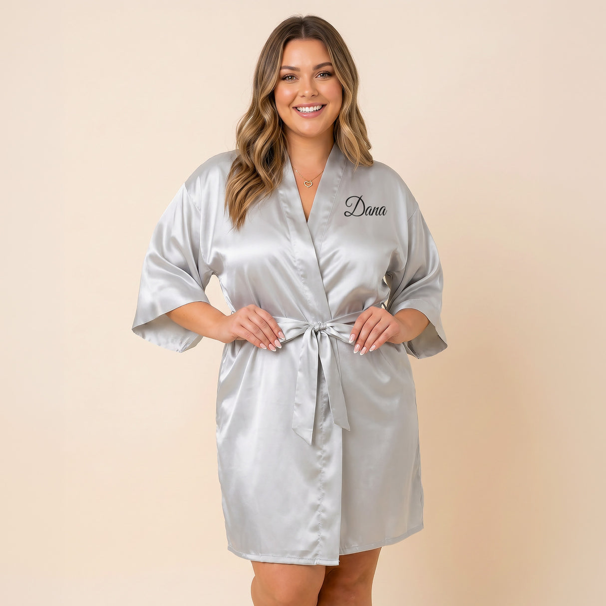 Personalized Misty Silver Robes for Women and Girls