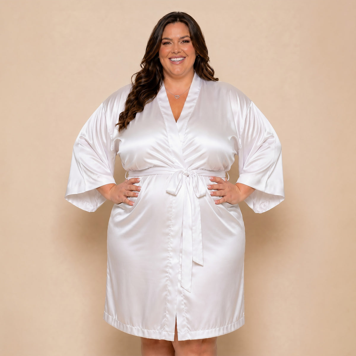 Womens Satin Robes, Sizes Small - 5XL