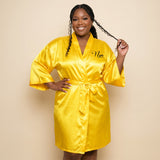 Personalized Yellow Gold Robes for Women and Girls