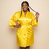 Womens Satin Robes, Sizes Small - 5XL