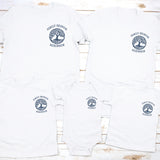 Personalized family reunion shirts with name, custom matching family T-shirts for fam photos.