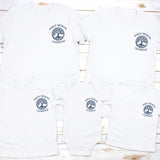 Personalized family reunion shirts with name, custom matching family T-shirts for fam photos.
