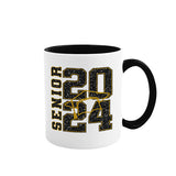Senior 2024 graduation coffee mug for high school and college graduates. All SKUs. 