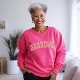 Pink floral grandma sweatshirt designed to make her feel special on mothers day and birthdays alike. All SKUs. 