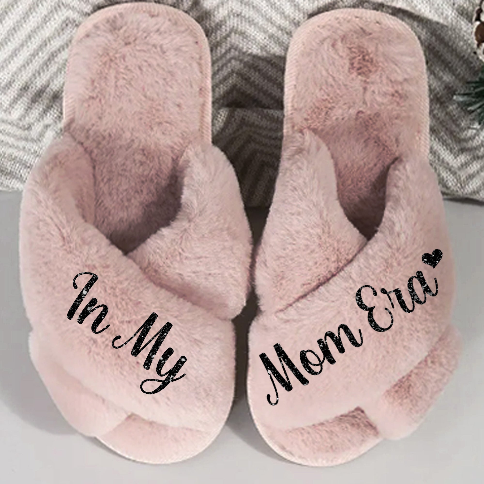 Stylish In My Mom Era Slippers for Women Cozy Footwear for Moms Who Deserve Comfort.
