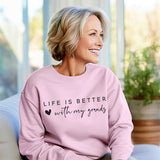 Life is better with my grands, custom mothers day gift for grandma. Gift for wife, mom birthday gift or christmas gift for mom. All SKUs.