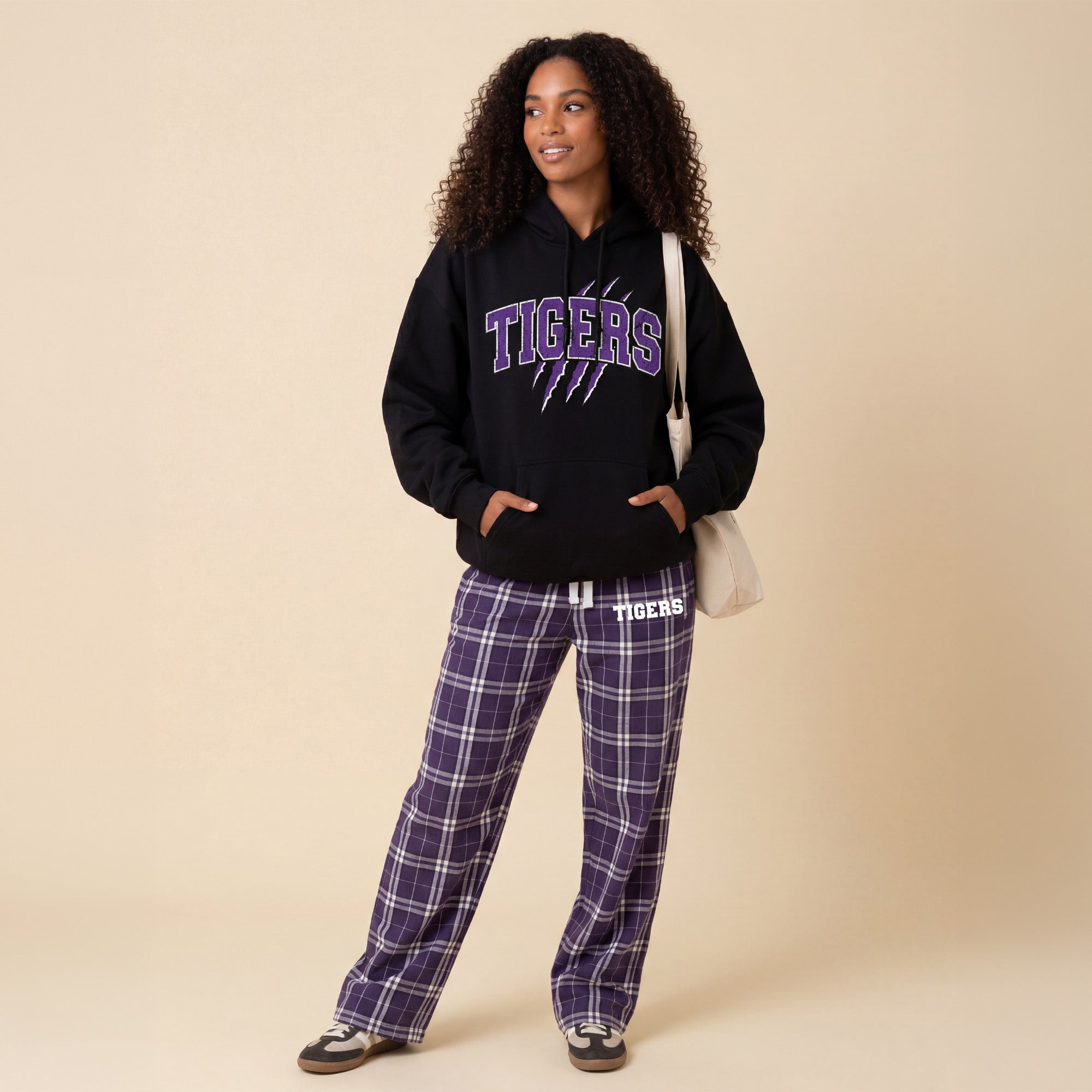 Custom College Pajama Pants for Women, Personalized PJ Pants for College Students