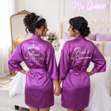 Classic Princess Quince Robe Personalized, Quinceanera Gift