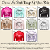 Personalized quinceanera robes for the entire squad.Pick your quince design. all SKUs