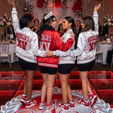 Glitter Quince XV Custom Varsity Baseball Jackets