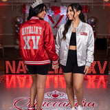 Glitter Quince XV Custom Varsity Baseball Jackets
