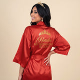 Classic Princess Quince Robe Personalized, Quinceanera Gift