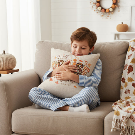 Multi Design Religious Fall Linen Throw Pillows for Couch, Set of 2, 3, and 4, Autumn Decoration