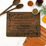 Psalm 100:4 Verse Personalized Cutting Board for Thanksgiving, Custom Family Gifts