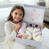 Flower Girl Proposal Bundle Gift Box, Personalized Gift from Bride for Wedding, Sunflower Bundle