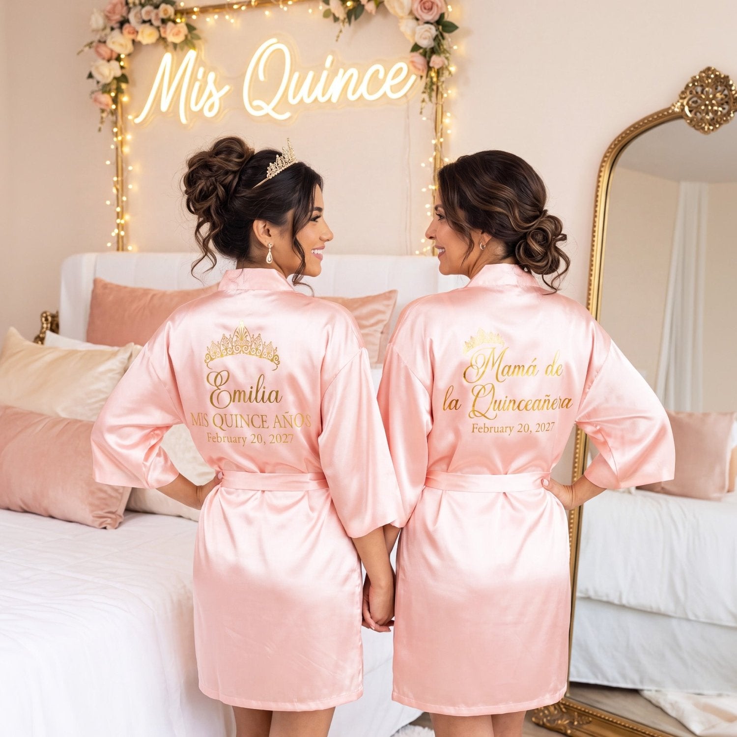 Classic Princess Quinceanera Robe Personalized, Quince Gift - Gifts Are Blue