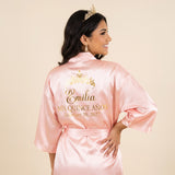Classic Princess Quince Robe Personalized, Quinceanera Gift