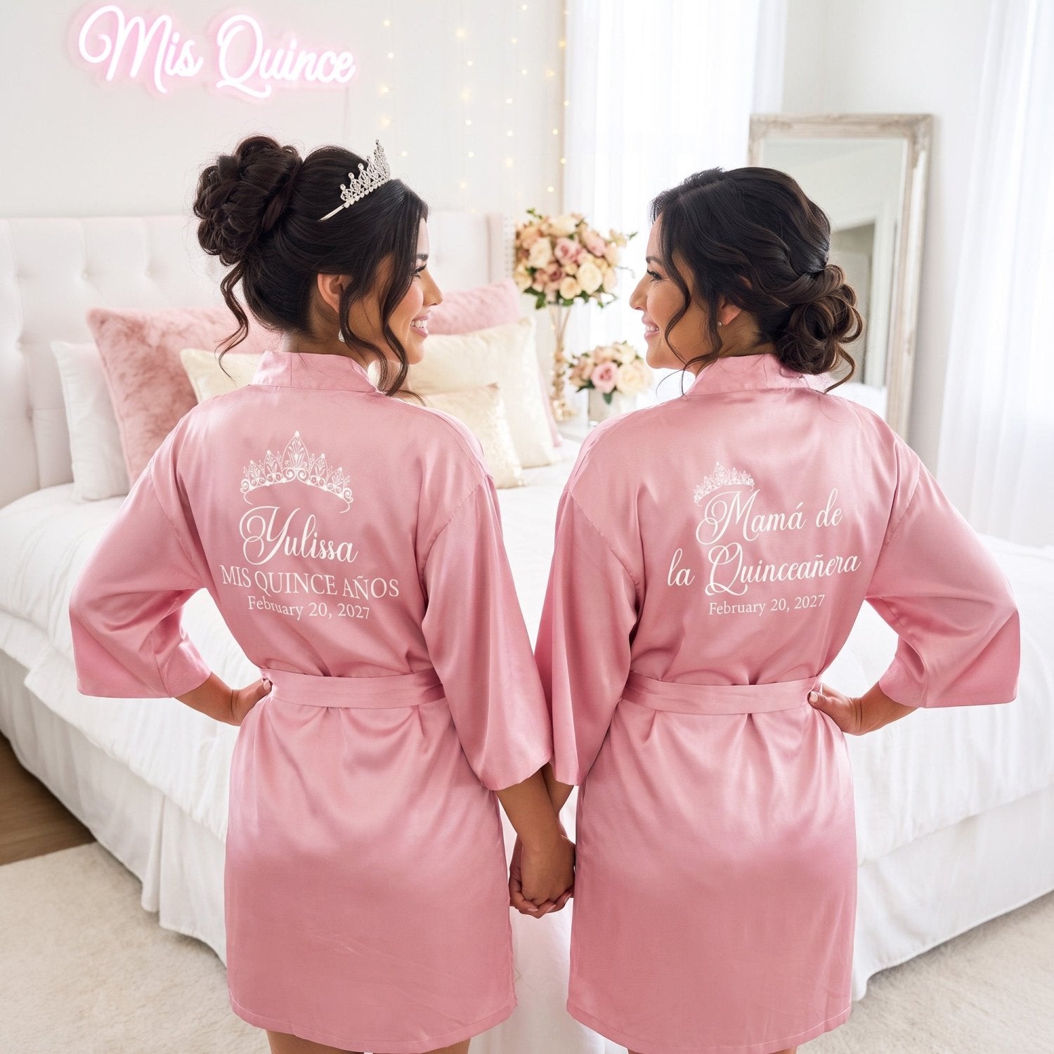 Classic Princess Quinceanera Robe Personalized, Quince Gift - Gifts Are Blue