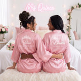 Classic Princess Quince Robe Personalized, Quinceanera Gift