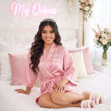 Classic Princess Quince Robe Personalized, Quinceanera Gift