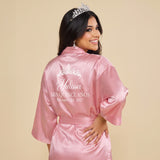 Classic Princess Quince Robe Personalized, Quinceanera Gift