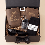 Standard Personalized Groomsmen Gift Box - Gifts Are Blue