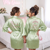 Classic Princess Quince Robe Personalized, Quinceanera Gift