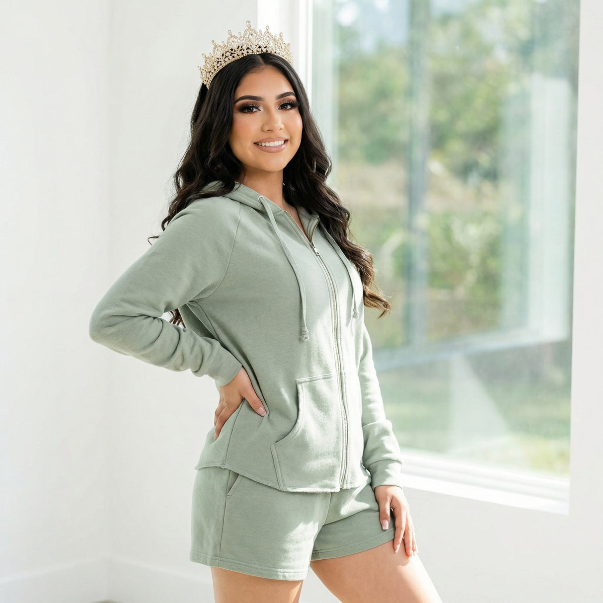 Personalized Mis Quince Años Two Piece Loungewear Set, Quinceañera Gift
