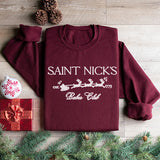 Saint Nick's Babes Club Sweatshirt - Christmas Sweatshirt - Sizes S to 5XL