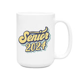senior grad 2024 coffee mug 15oz. A great graduation gift idea. allSKUs.