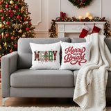 Multi Design Christmas Pillows for Couch, Set of 2, 3, and 4, Holiday Decoration