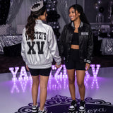 Glitter Quince XV Custom Varsity Baseball Jackets