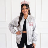 Glitter Quince XV Custom Varsity Baseball Jackets