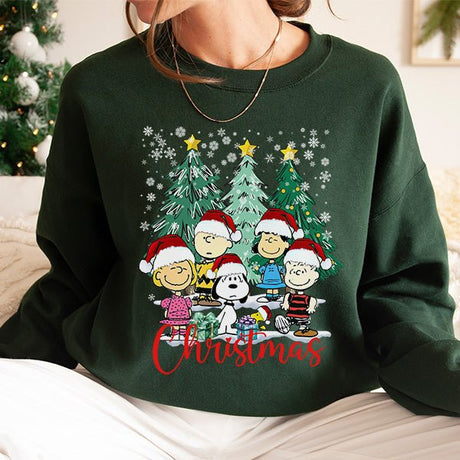 Comfy Charlie Brown Christmas Sweatshirt for Kids and Adults - Gifts Are Blue