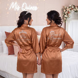 Classic Princess Quince Robe Personalized, Quinceanera Gift