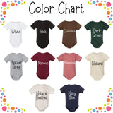 My First Thanksgiving Onesie Outfit Personalized with Name for Baby Girl and Boy